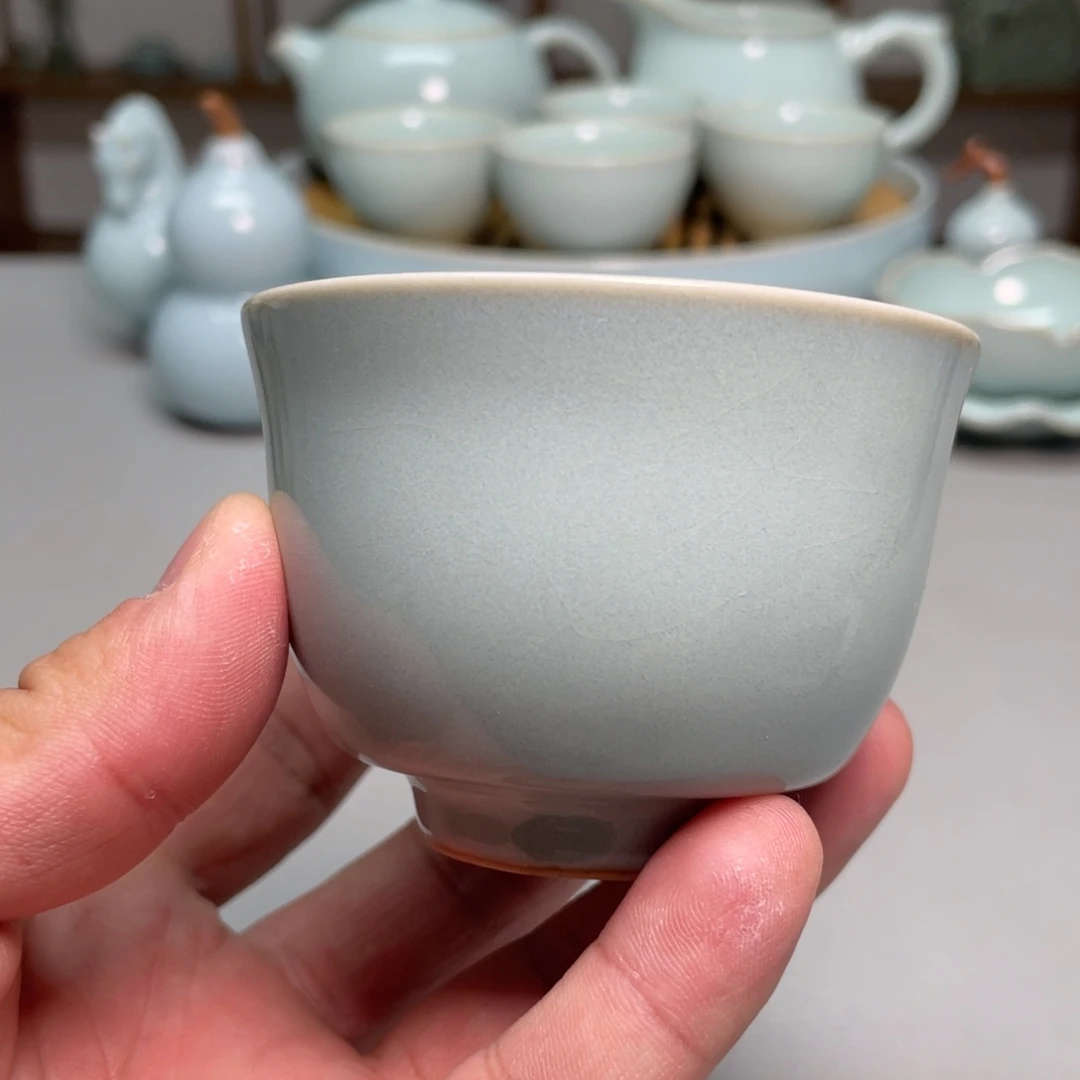 三***缘瓷天青色赵琳老师元宝杯