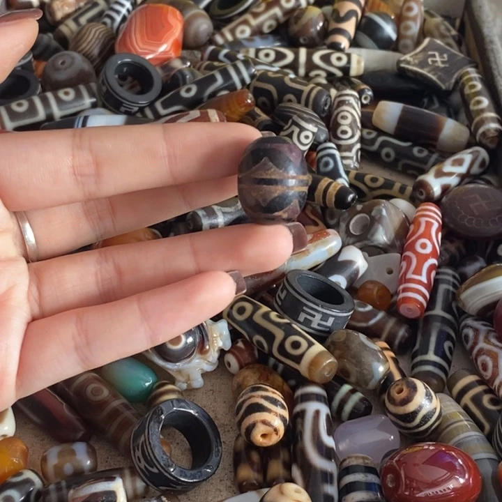 玛瑙/玉髓颈饰足银镀金镶嵌138