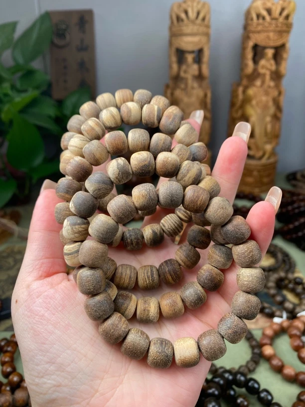 （粗抛软油妖孽）巴布亚贡木果甜香老型10×11单圈手串（315）