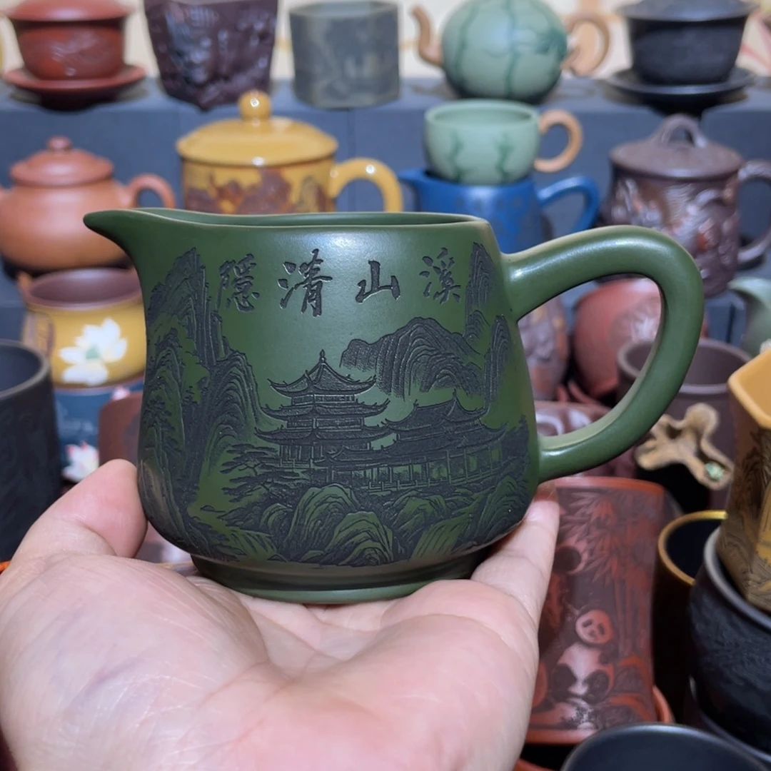 原矿紫砂手工主人杯
