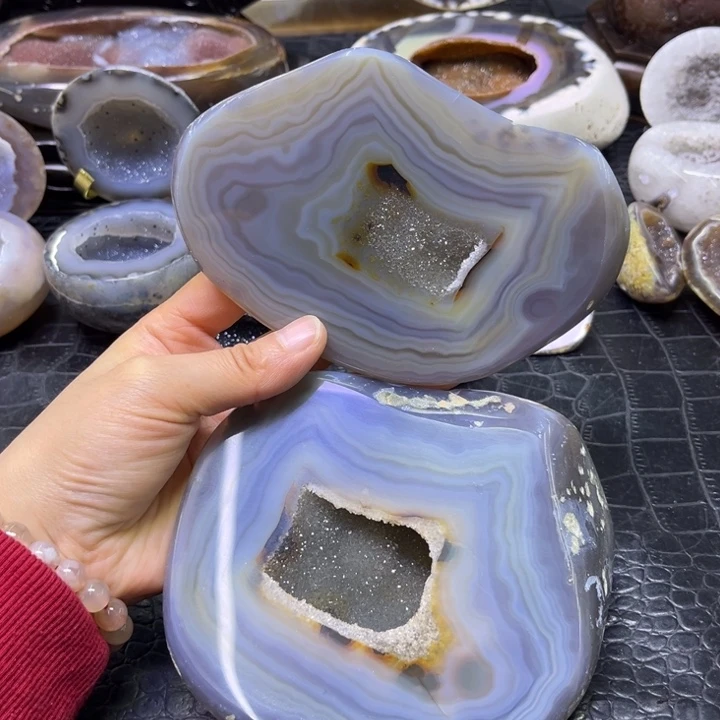 水晶珠宝半成品未镶嵌盆