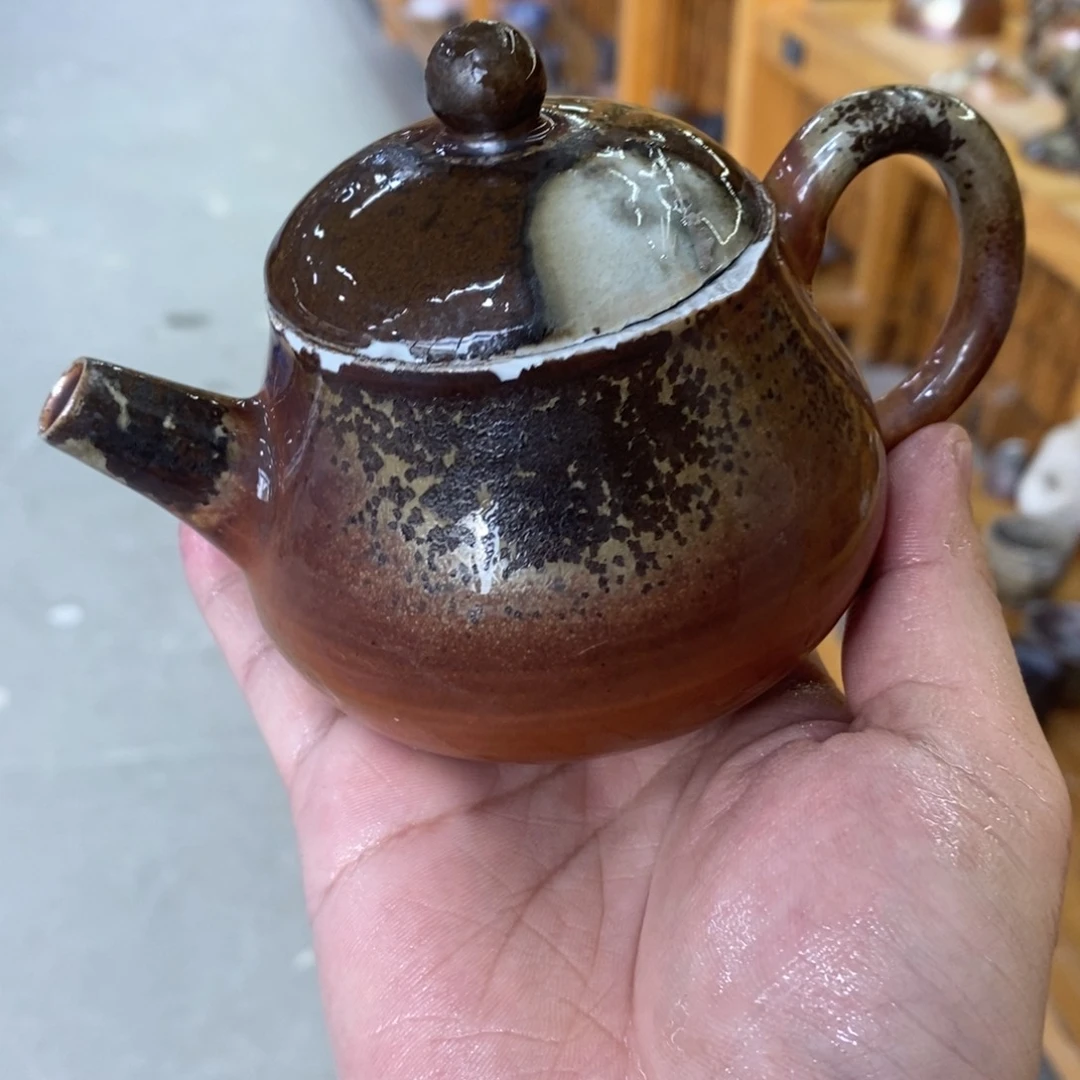 陶园柴烧 精品高货579瑕摆件