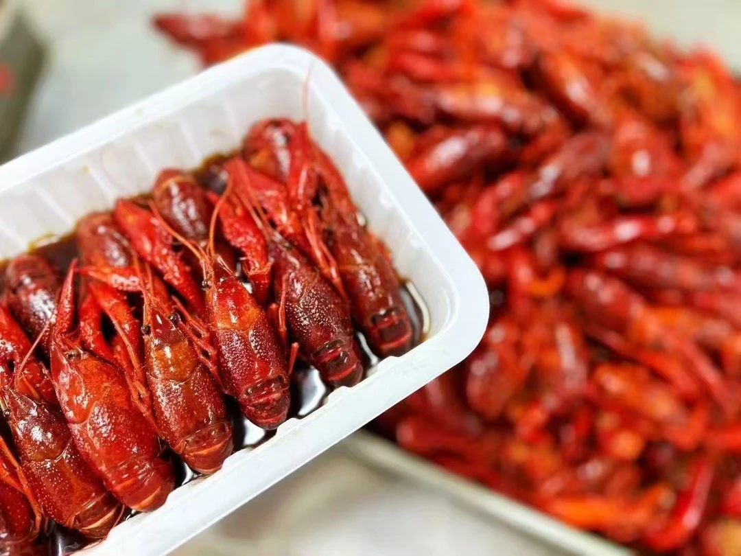 顺丰冷链配送花雕龙虾789钱蒜泥香辣花雕十三香口味加热即食整虾