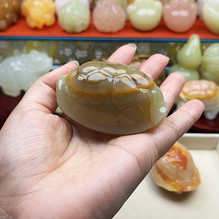 赵***森石材富家手把摆件