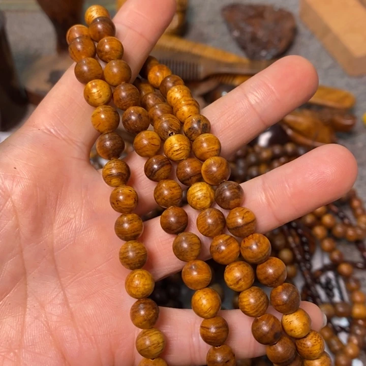 牛***香榧木牛哥108颗黄花梨