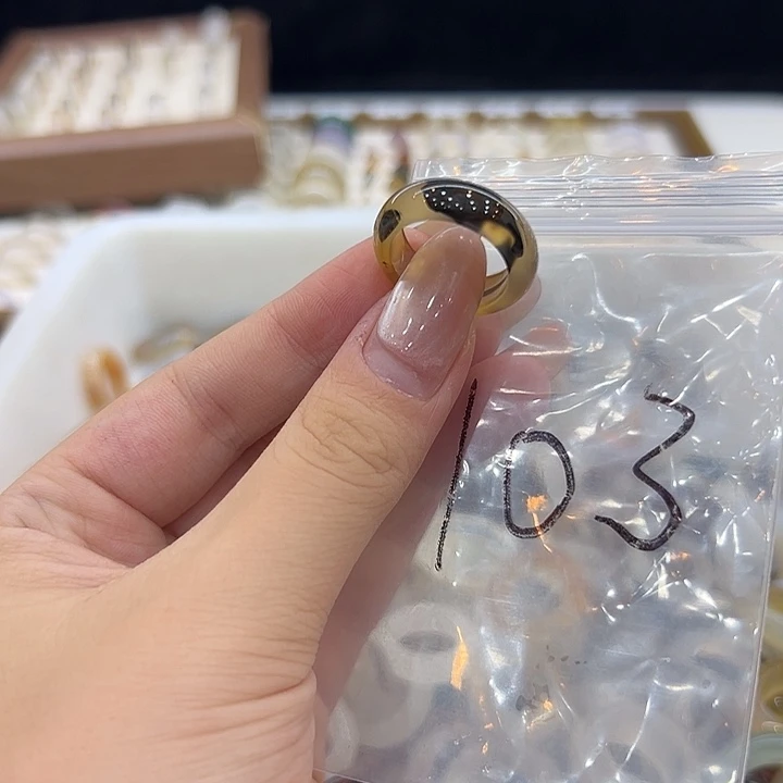 合金戒指玛瑙/玉髓103港14