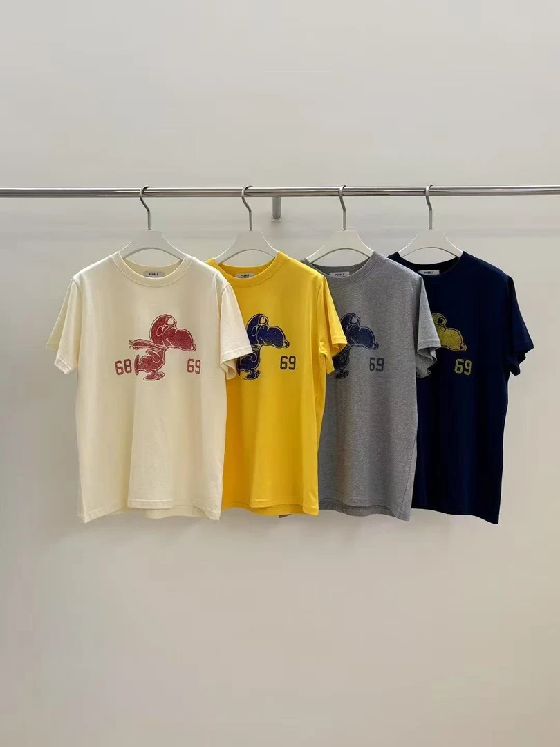 pe 新款休闲百搭史努比 T恤