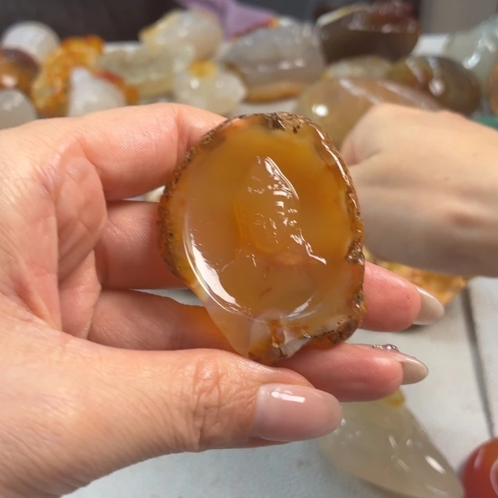 玛瑙/玉髓吊坠(不含链)未镶嵌