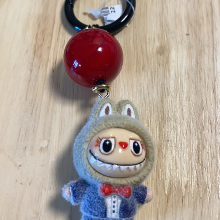 韩国进口可爱迷你公仔搪胶无娃手机钥匙扣手作包包挂饰