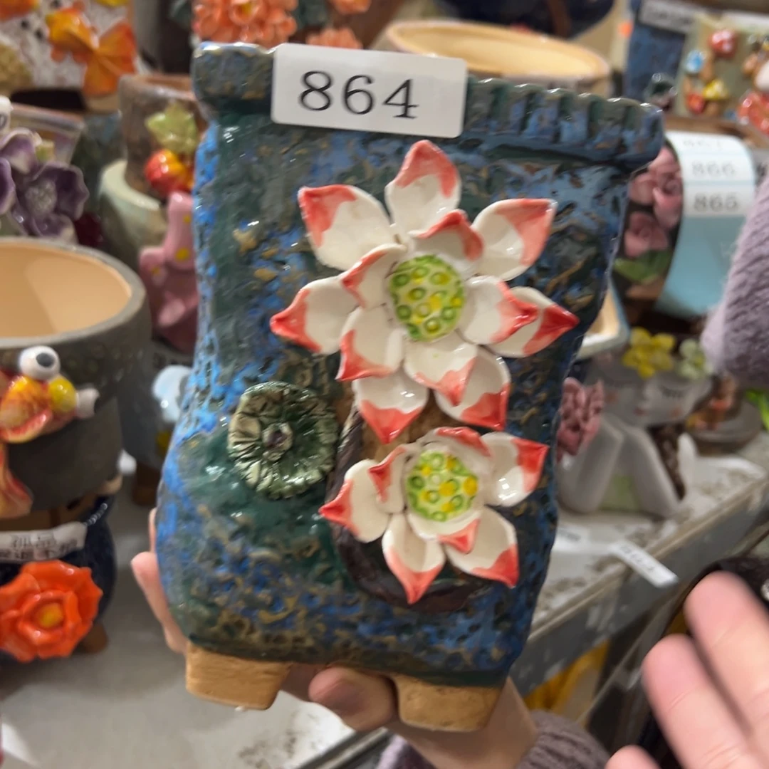 满18.8包邮多肉花盆爱退拉黑