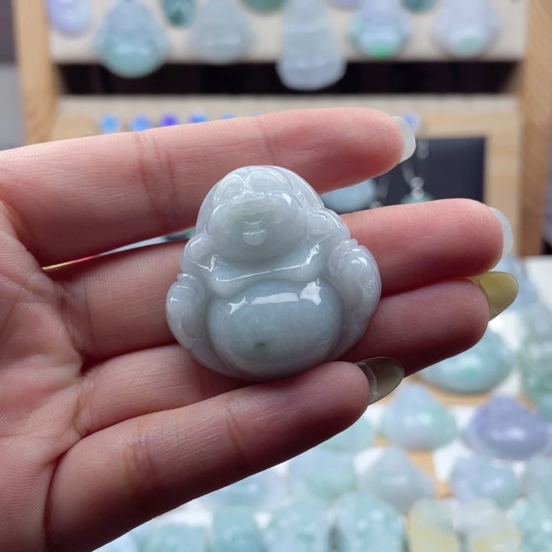颈饰未镶嵌翡翠35尺寸佛公厚装