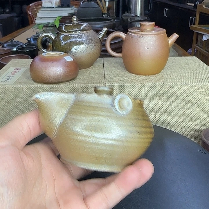 高***山云南建水紫陶浪鬼柴烧宝瓶