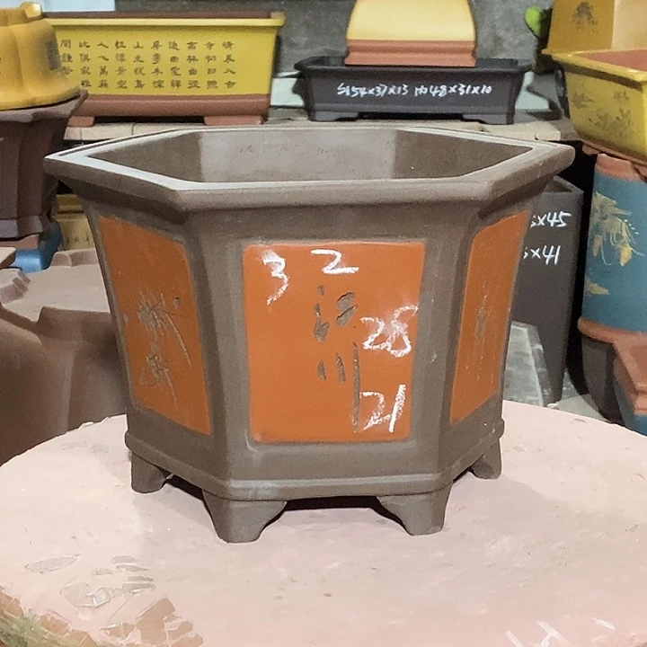 宜兴紫砂花盆包邮