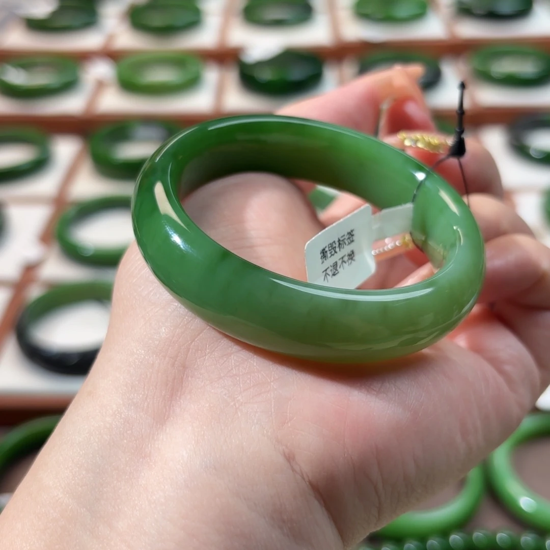 未镶嵌手镯和田玉（碧玉）53-54
