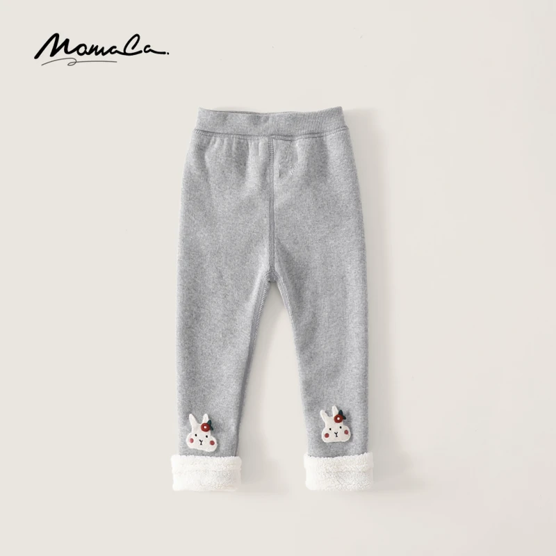 MOMOCO冬季女童甜美加绒打底裤新款75830360043