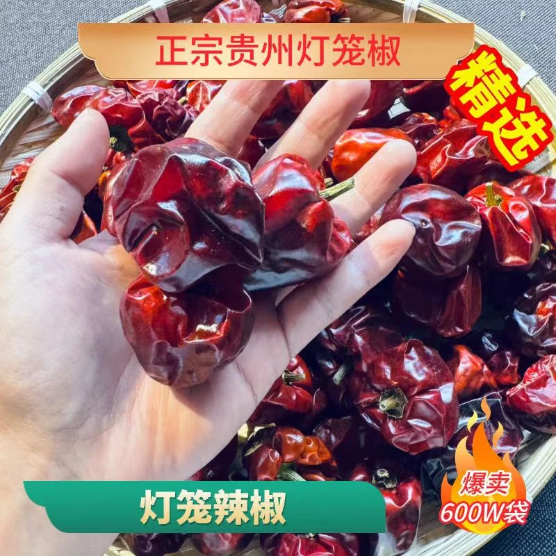 贵州特产微辣灯笼椒正宗农家干辣椒提香提色遵义木姜子辣椒面