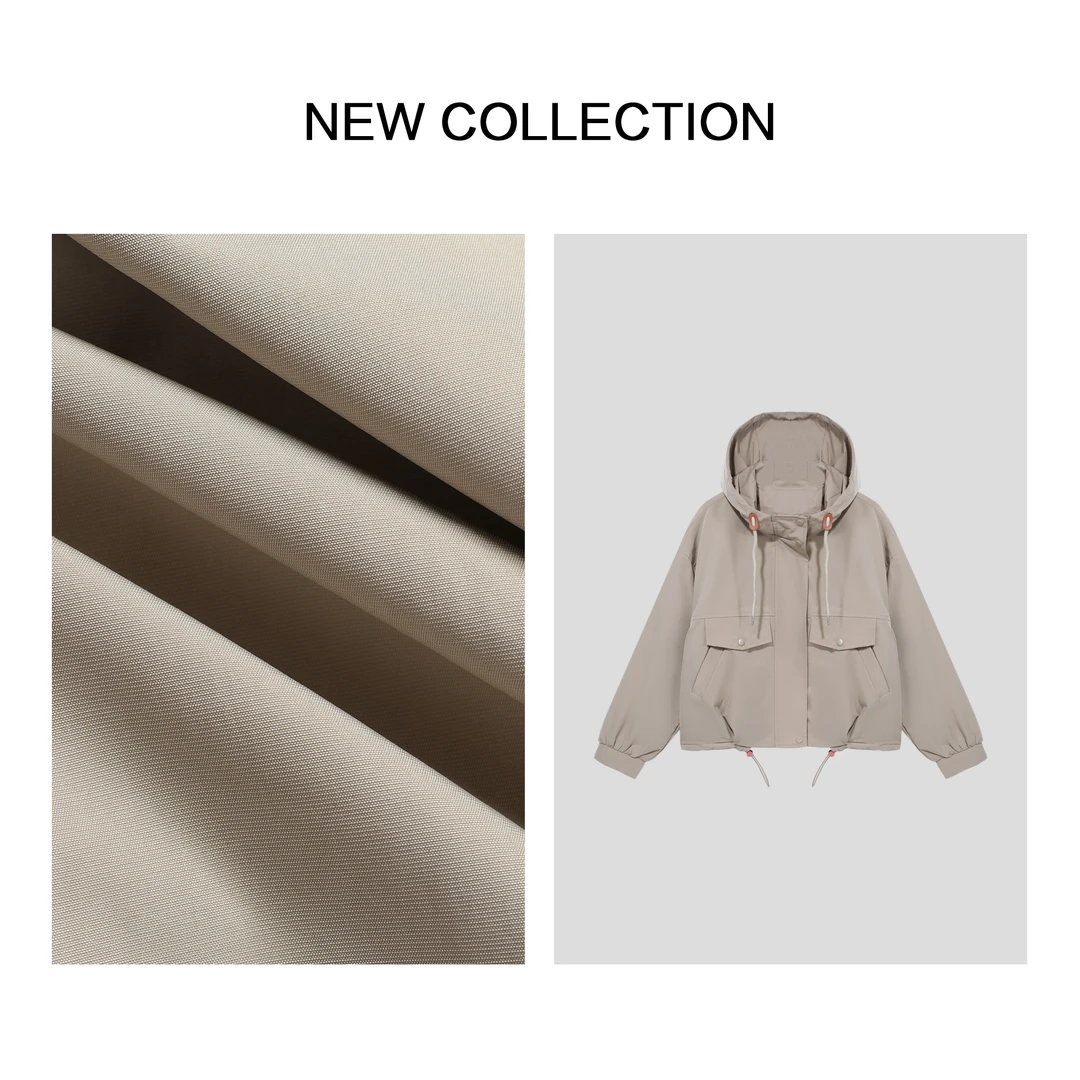 【珊珊专属】W3F33003B 春季新品 连帽外套 时尚百搭-3362