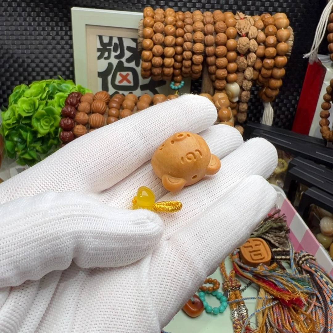 猴头核桃手串配饰