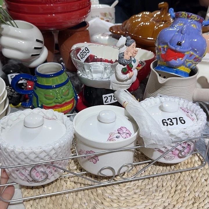 瓷片微瑕陶瓷满15包邮6376