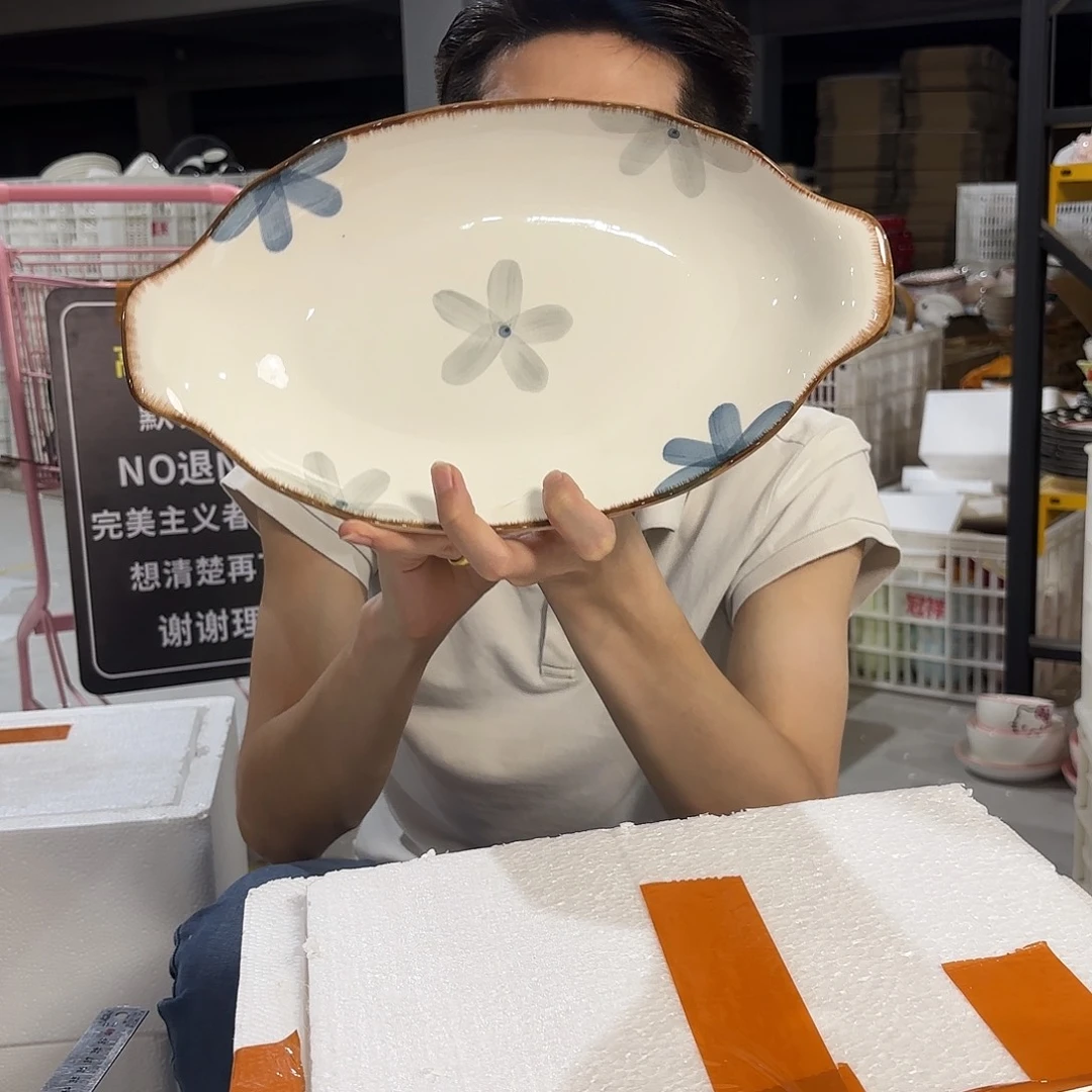 瓷微瑕陶瓷餐具釉下彩