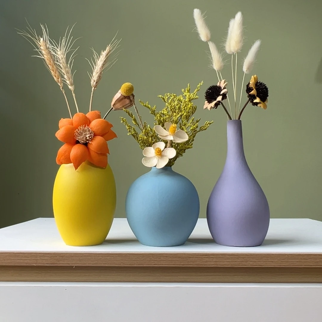 摆件花瓶带花高度20-30厘米左右