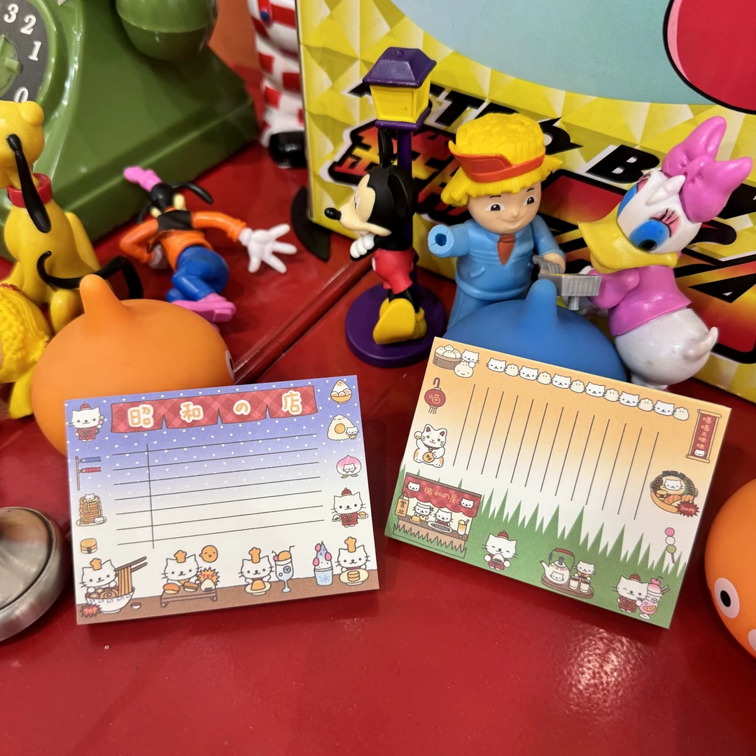 【预】可爱古早社团分装胶带盐系便签贴纸m5