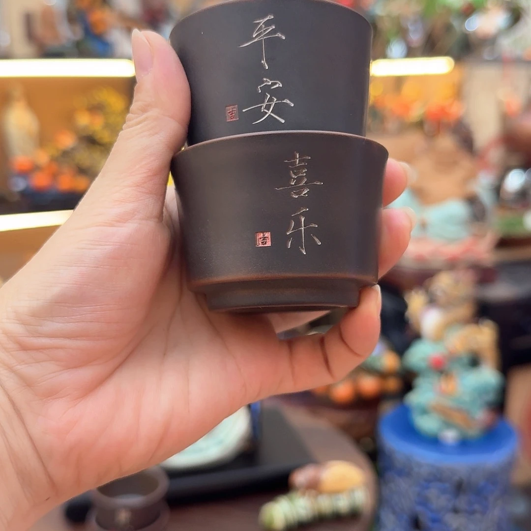 陶瓷手刻杯陶瓷精品