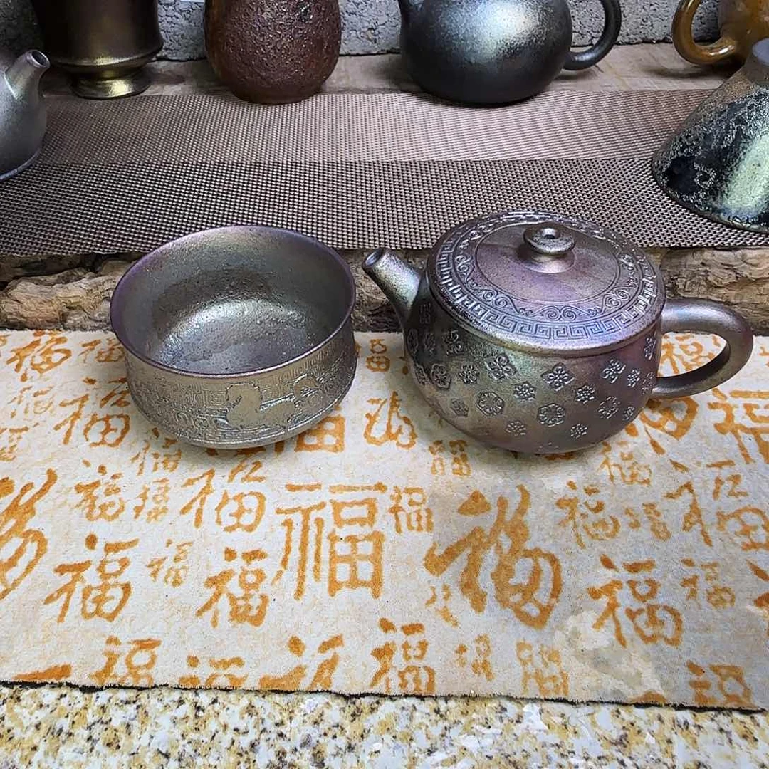 杯你****过建水紫陶柴烧壶