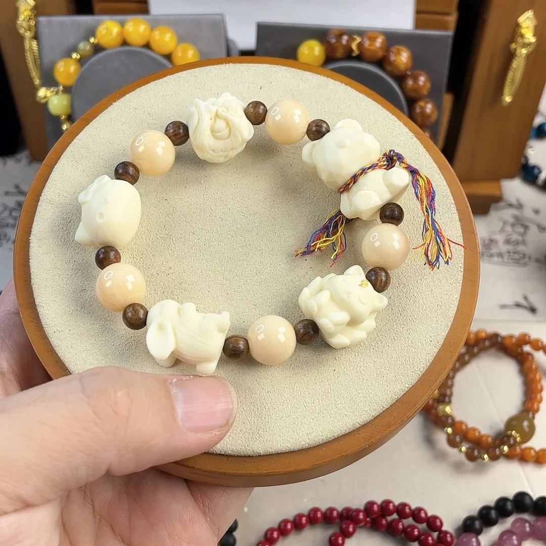 木变石手饰银S925镀金镶嵌