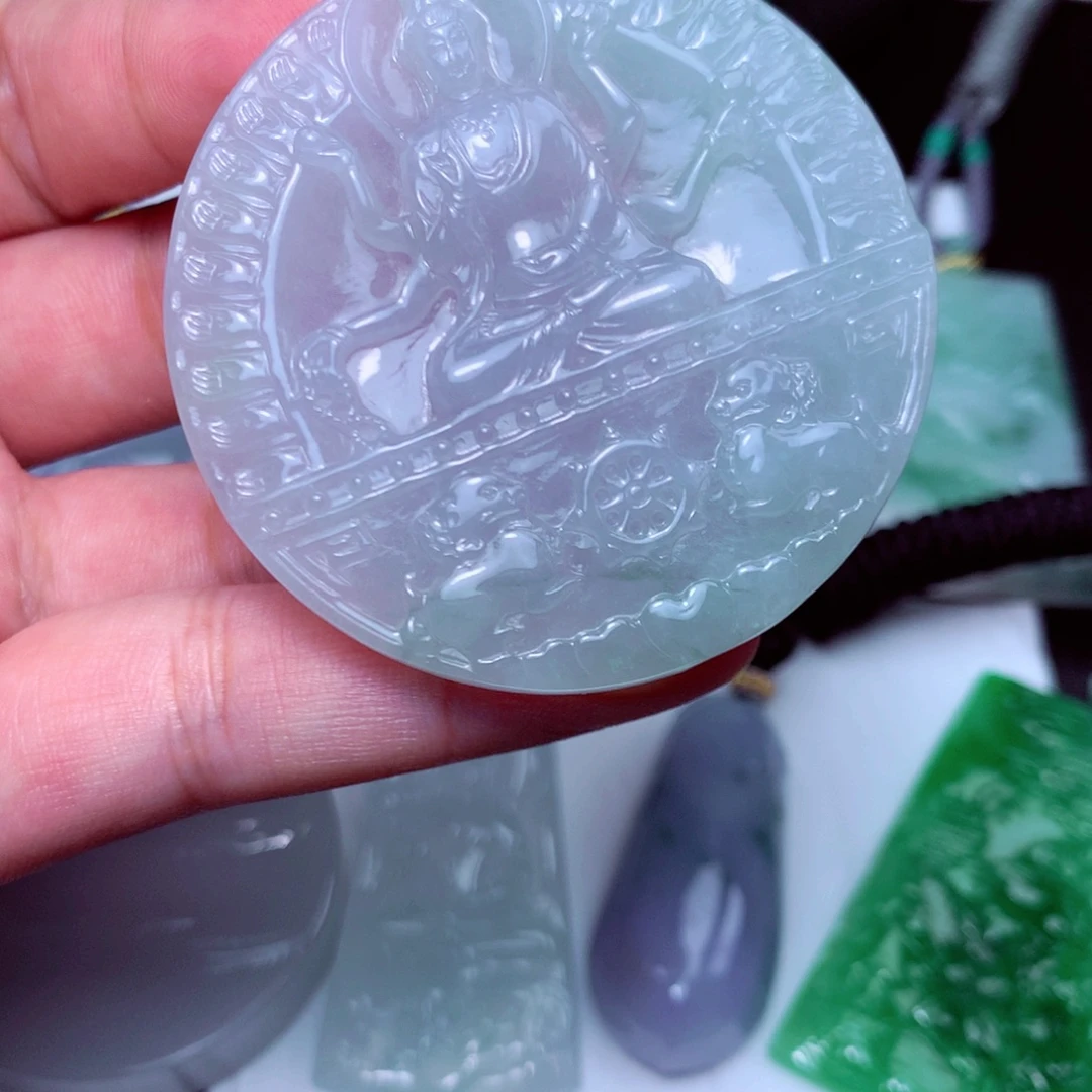 颈饰未镶嵌翡翠天然A货翡翠