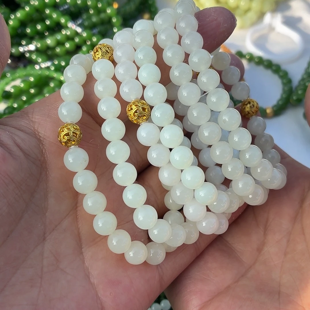 和田玉未镶嵌手链多样性发货拍一发一