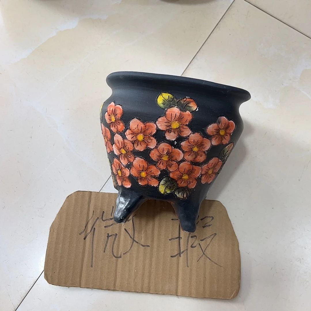 景德镇炫彩手绘口12高12