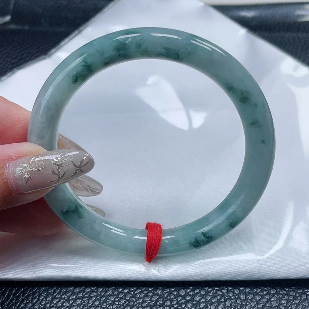 未镶嵌手镯（圆镯）翡翠缅甸翡翠58