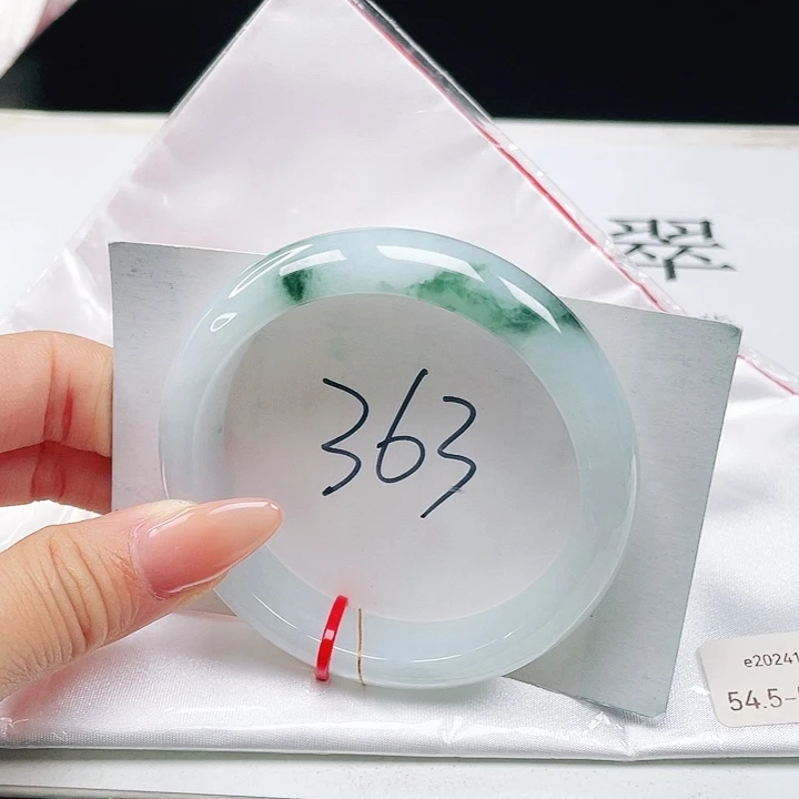 未镶嵌手镯翡翠54+正圈