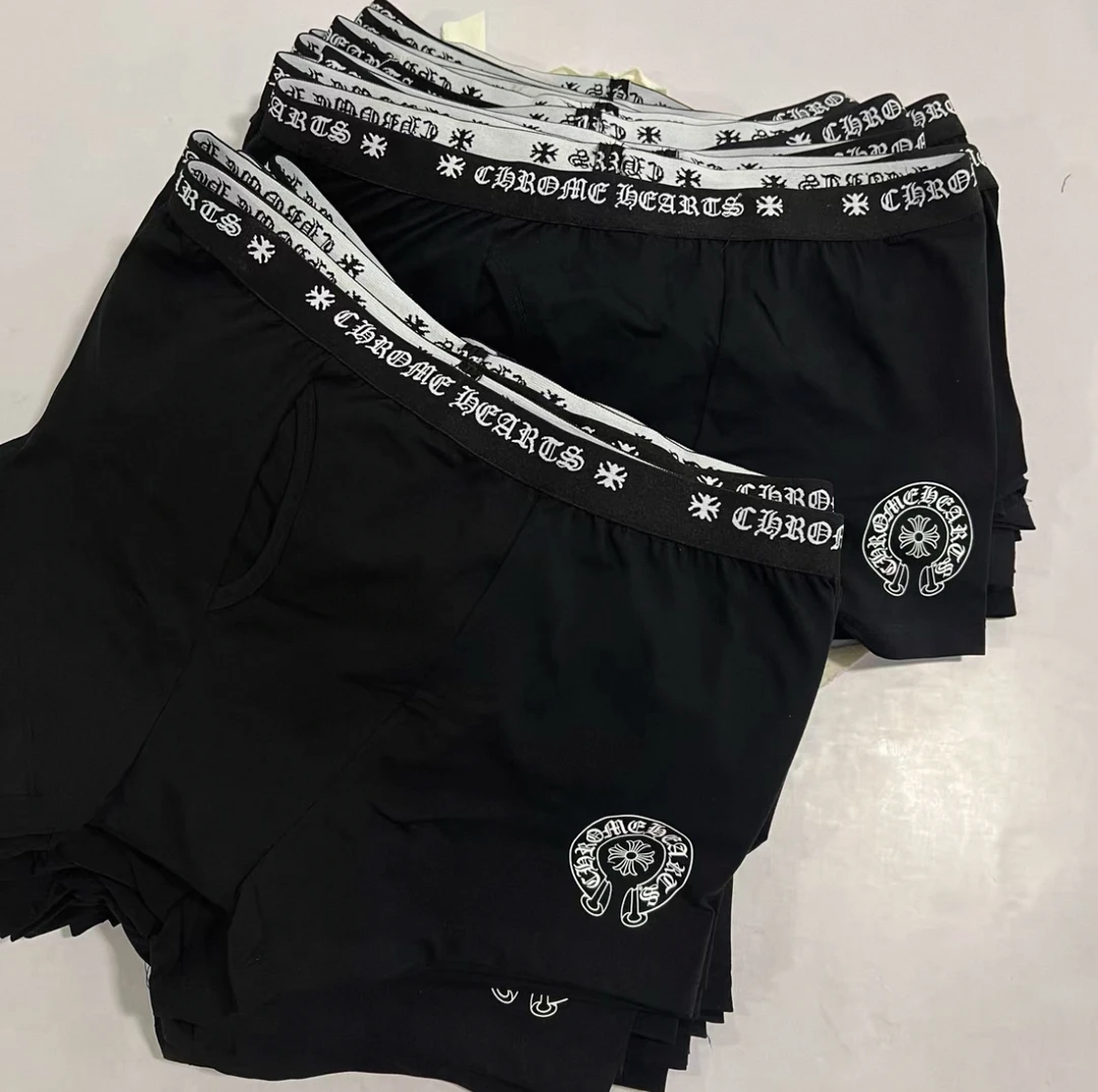 【MDX】CH黑色马蹄梵文十字架男士打底裤