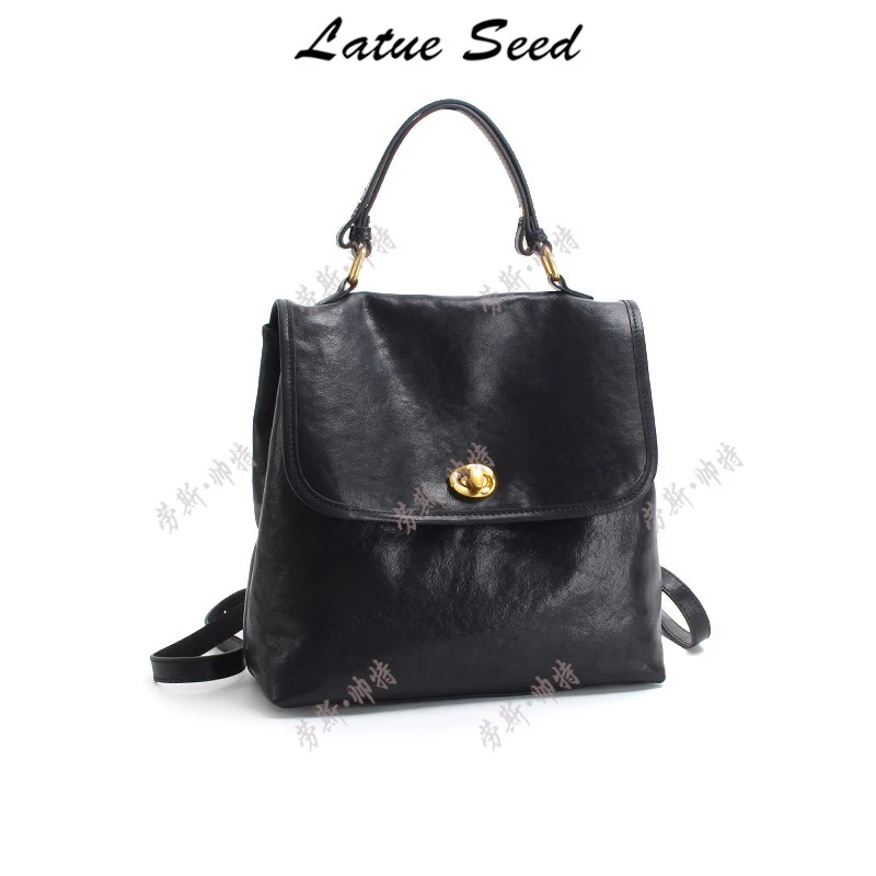 【A437·会所清潭洞】新品百搭简约ins时尚休闲气质双肩包21190