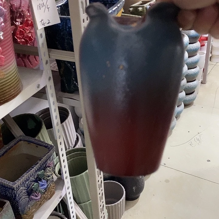 摆件陶盆有孔 微瑕介意勿拍
