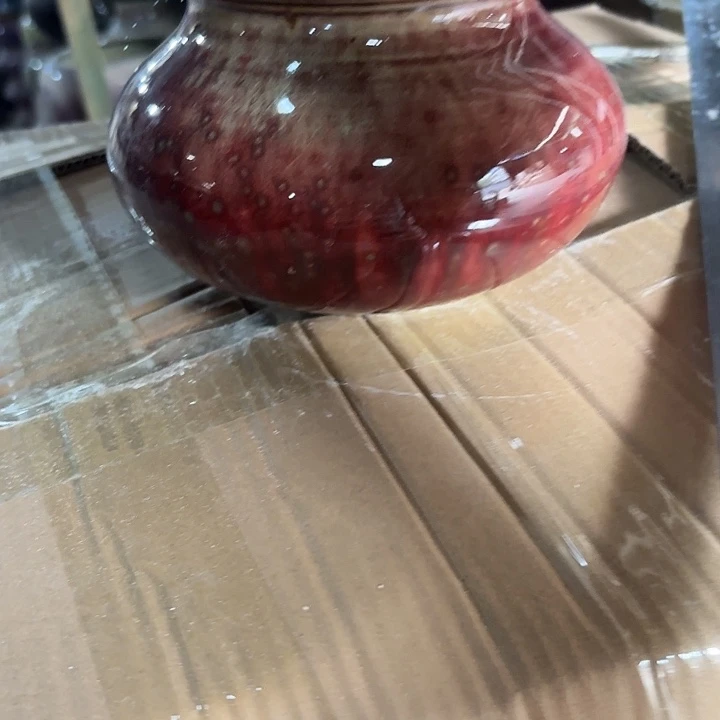 摆件高11，口9，有孔，47