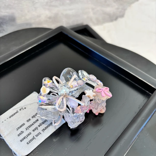 蝴蝶结小狗小抓夹FJ1470（一个）