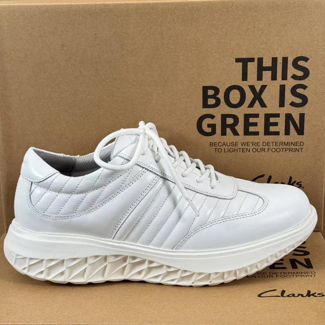 【CL克拉克正品】复古休闲男士牛皮运动休闲皮鞋