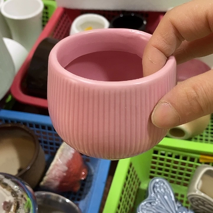陶摆件陶盆有孔 瑕疵介意勿拍