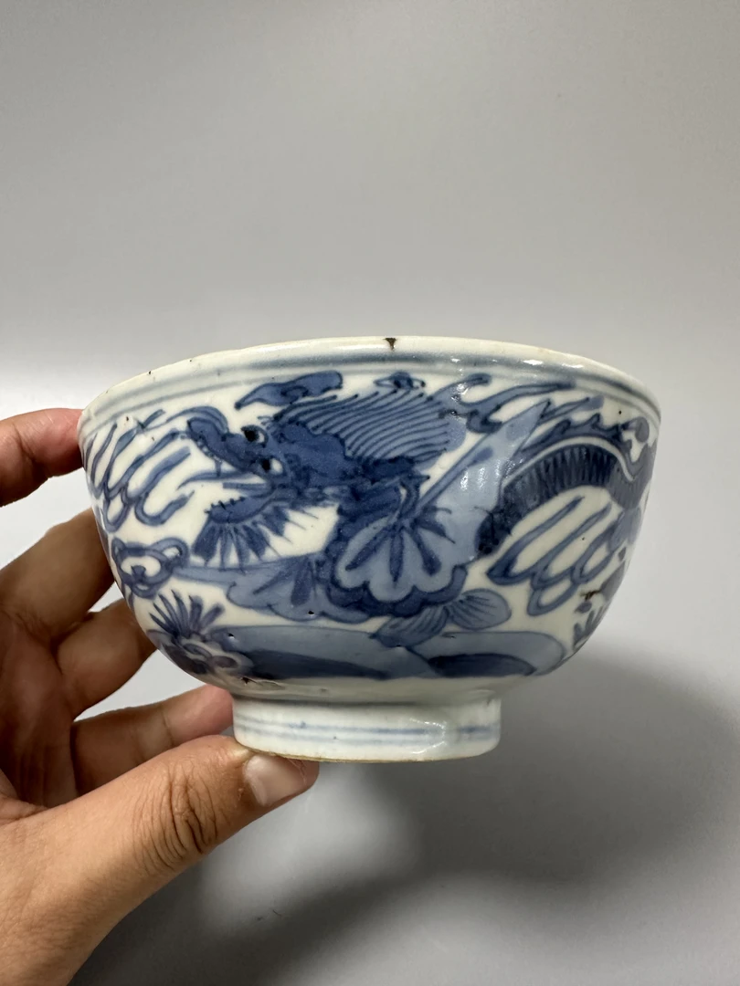 陶瓷工艺品青花龙纹碗