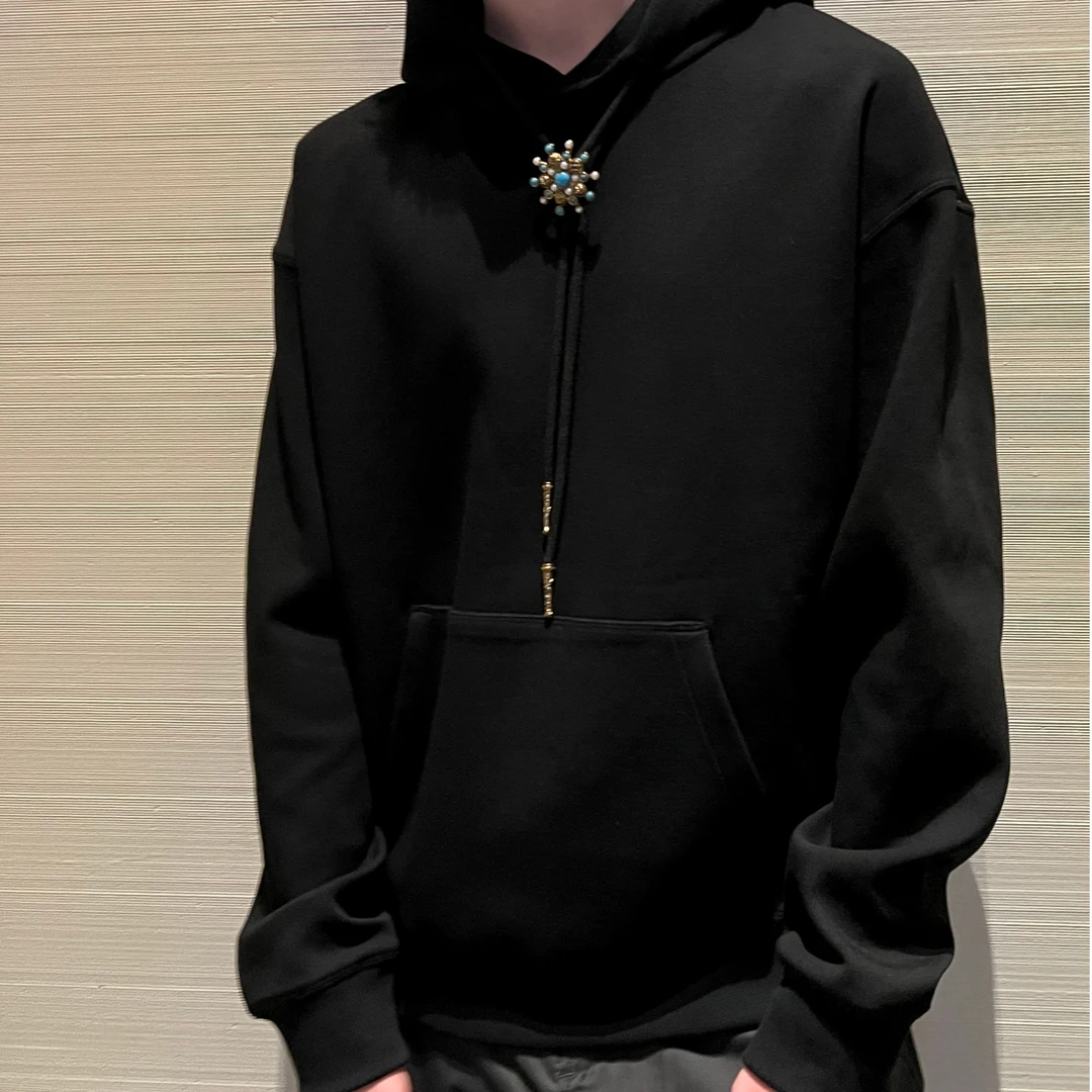 Eicalonce·意卡伦萨25·SS时尚百搭简约宽松舒适连帽卫衣SM12125pp