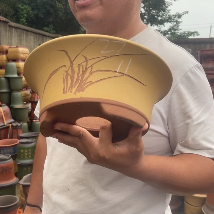 紫砂花盆紫砂花盆盆栽盆景观赏