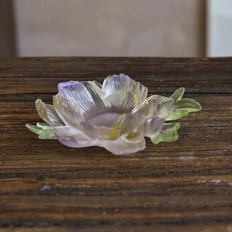 【北北书香】牡丹杯垫（琉璃S0252）