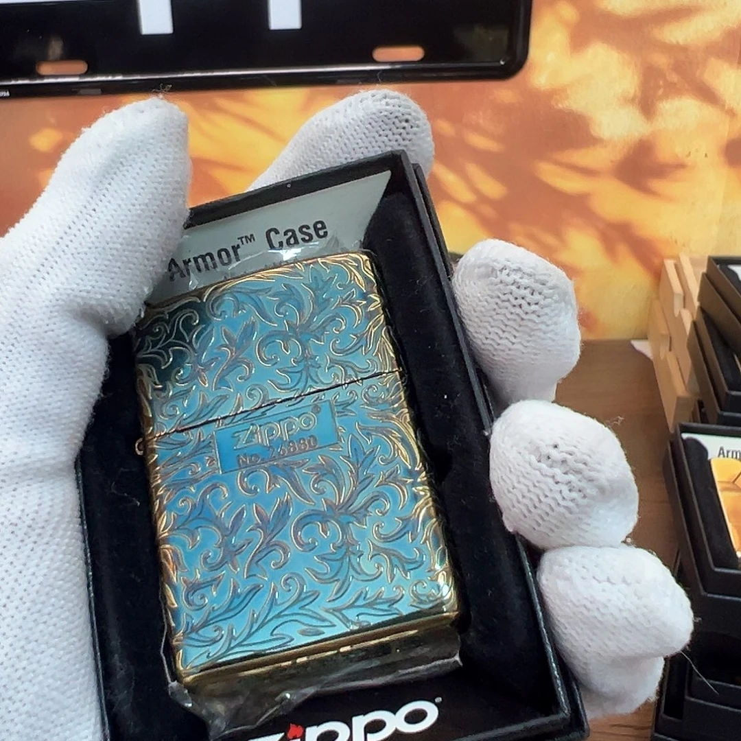 黄***松铜HX594日版烧金唐草盔甲