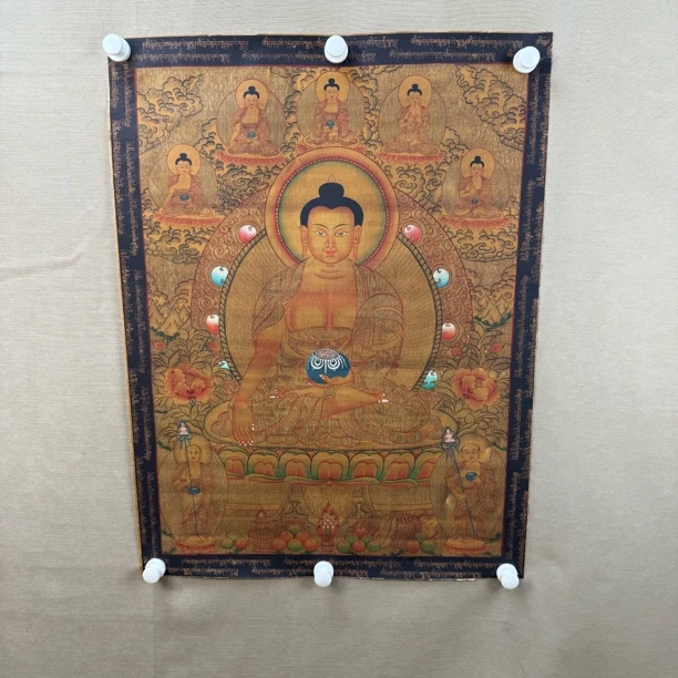 高端精品释迦摩尼佛祖唐卡绘画AA129