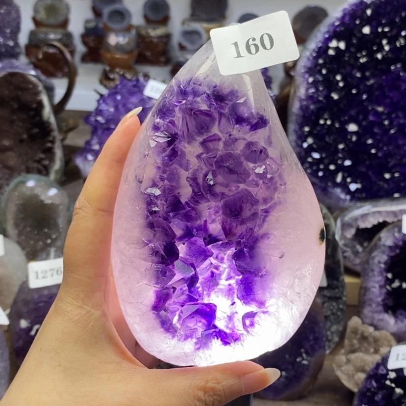 【闪购商品】未镶嵌大型摆件（非配饰）紫晶
