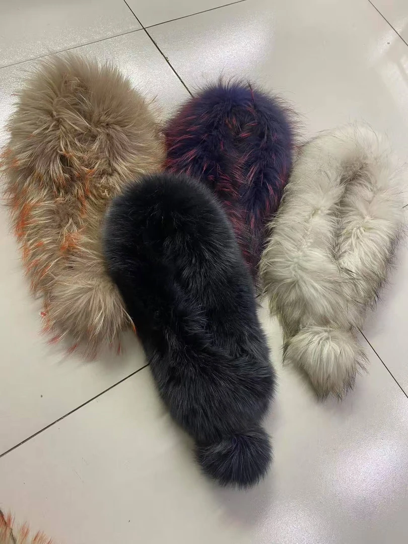 彩色狐狸毛围脖（颜色以直播间实物为准）