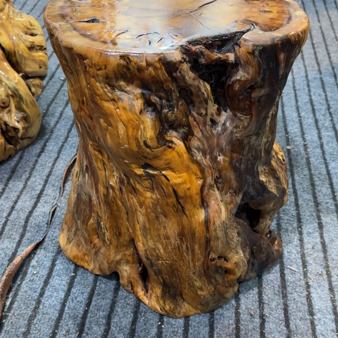 梦***7龙纹鸡心枣木手工艺品